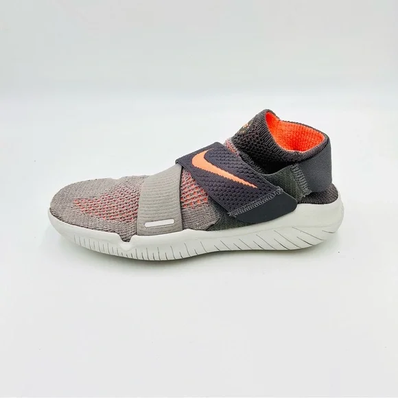 Nike shoes Free RN Motion Flyknit Running Shoes gray and orange Women Size 7.5 - Picture 6 of 10